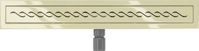 Mexen Flat M18 odpływ liniowy 60 cm, złoty - 1523060-15