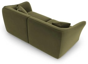 Zielona aksamitna sofa 206 cm Tokyo – Cosmopolitan Design