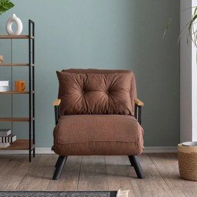 Fotel Sando Single Light Brown