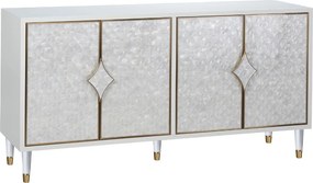 Komoda glamour Stilig ST200, fronty z naturalnej muszli morskiej