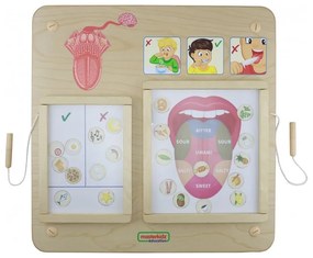 Masterkidz tablica edukacyjna zmysł smaku montessori