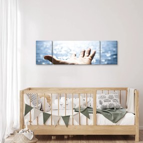 Obraz otwartej dłoni (170x50 cm)