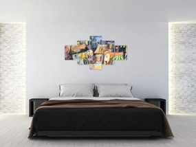 Obraz - Deszczowy wieczór (125x70 cm)