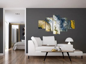 Obraz - Złota abstrakcja (125x70 cm)