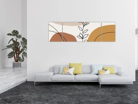 Obraz - Kształty Boho (170x50 cm)