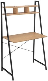 Biurko metalowe z nadstawką modern pine - Loco