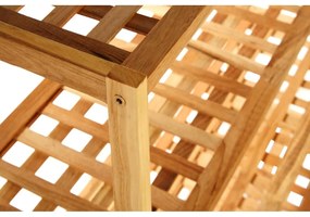 Szafka na buty z litego drewna orzechowego w naturalnym kolorze – Premier Housewares