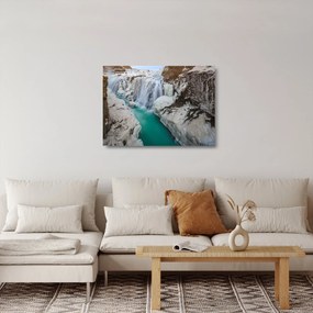 Obraz na szkle - Islandzka przyroda (70x50 cm)