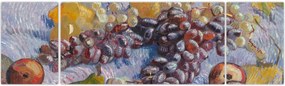 Obraz - Vincent van Gogh, Grapes, Lemons, Pears, and Apples, reprodukcje (170x50 cm)
