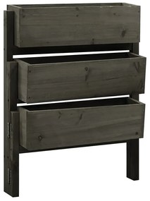 Drewniana Potrójna Donica Ogrodowa A1-B90