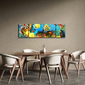 Obraz - Kolorowa rafa koralowa (170x50 cm)