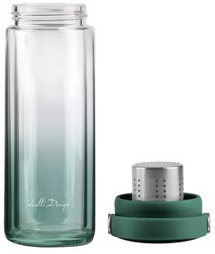 Zielona szklana butelka 350 ml Fuori – Vialli Design