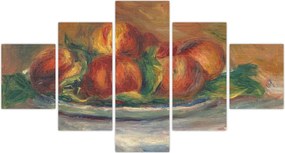 Obraz - Auguste Renoir, Peaches on a  Plate, reprodukcje (125x70 cm)