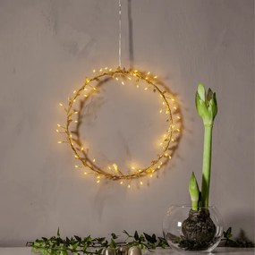 Elegancki złoty wianek do podwieszania Winny