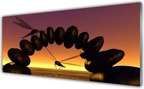 Panel Szklany Taniec Ważek Nad Wodą