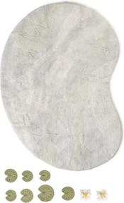 Jasnoszary bawełniany dziecięcy dywan do zabawy 130x170 cm Swan Lake – Lorena Canals