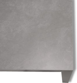 Doppler MADRI - ogrodowy stół aluminiowy 80x80 cm, mocca