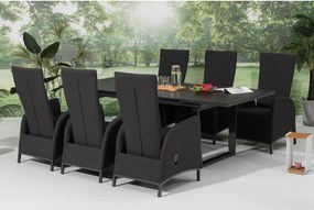 Doppler PARIS LIKA-TEX® regulowany fotel ogrodowy antracyt