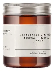 Zapachowa sojowa świeca czas palenia 40 h #47 Tangerine & Neroli – Perfumed Prague