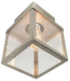 Zewnetrzna Nowoczesna lampa sufitowa zewnętrzna stalowa 1-światłowa - Rotterdam Nowoczesny Oswietlenie zewnetrzne