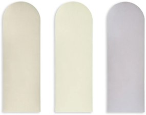 Tapicerowany panel ścienny FENCE PAROS 20x60 cm Kolor: Kremowy