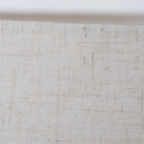 Lampa stojąca do salonu AVAL, klosz z materiału imitującego len, 153 cm