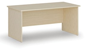 Biurko proste PRIMO WOOD, 1600 x 800 mm, brzoza