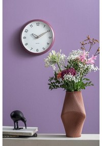 Brązowy wazon z żywicy polimerowej (wysokość 30 cm) Twisted Rib – PT LIVING