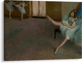 Obraz - Edgar Degas, Before the Ballet, reprodukcje (70x50 cm)