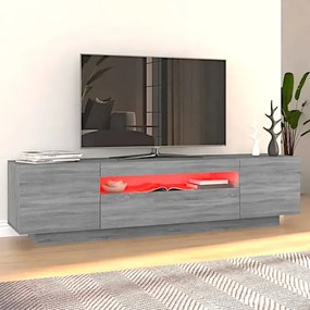 Szafka RTV w kolorze szarego dębu sonoma - Dobix