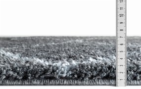 Dywan shaggy Blake romby szare 80 cm x 300 cm