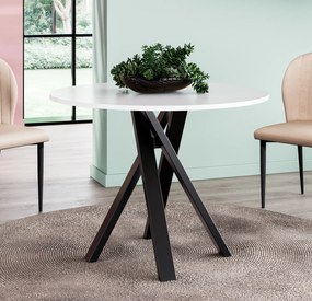 Stół do jadalni Ivo z okrągłym blatem 90 cm