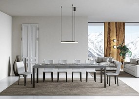 Stół rozkładany Everyday Premium 200/304x90 cm nogi betonowe antracytowe