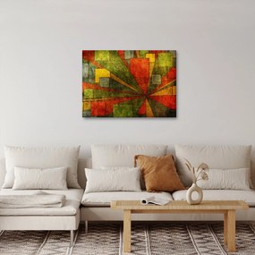 Obraz abstrakcji geometrycznej (70x50 cm)