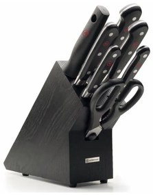 Wüsthof CLASSIC 8-częściowy zestaw noży kuchennych w bloku jesion/czarny