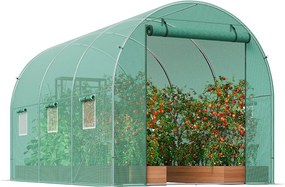 Tunel Foliowy SucceBuy 2 x 3 x 2 m, Ocynkowana Rama, Powłoka PE, Zielona