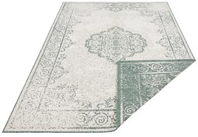 Zielono-kremowy dywan odpowiedni na zewnątrz NORTHRUGS Cebu, 80x150 cm