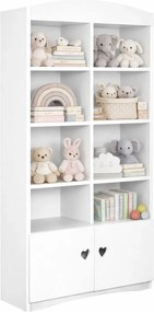 Biały regał z półkami dla dziecka H7-T83
