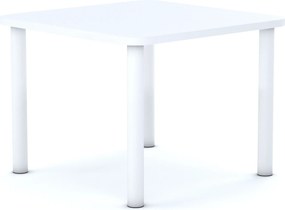 Stół przedszkolny Smart kwadratowy 70x70 cm, rozmiar 0-3, blat biały / nogi białe