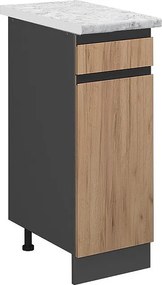 Szafka dolna do kuchni złoty dąb energetyczny 30x60x81.6 r-line