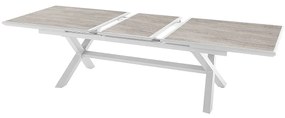 Komplet aluminiowy BERGAMO I. 1+10 (biały)