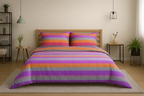 PrzytulneMieszkanie.pl PrzytulneMieszkanie.pl Pościel z polibawełny ELLE PURPLE, fioletowa Rozmiar pościeli: 70 x 90 cm | 140 x 200 cm