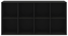 Czarny modułowy system półek 136x69 cm Mistral Kubus – Hammel Furniture