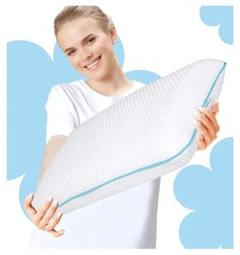 Poduszka ortopedyczna wypełniona pianką pamięciową 40x70 cm – Mila Home