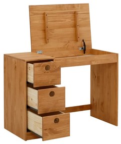 Biurko z litego drewna sosnowego 50x100 cm Alpi – Støraa