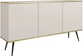 ORIANA Komoda K 160 beżowa | nogi czarne