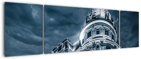 Obraz architektury w ciemności (170x50 cm)