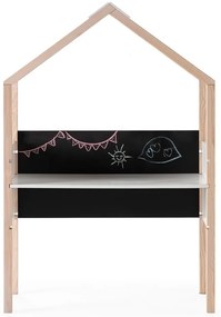 Biurko dziecięce z litego drewna sosnowego 40x100 cm Roxana – Marckeric
