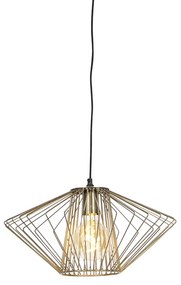 Designerska lampa wisząca mosiężna - StielDesignerski Oswietlenie wewnetrzne