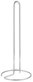 Stalowy stojak na ręczniki papierowe w kolorze srebra z połyskiem ø 14 cm Luxy – Metaltex